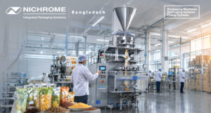 Nichrome packaging machine in Bangladesh manufacturing facility